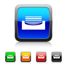 Inbox icon on color buttons