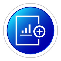 Document icon on a round button N140