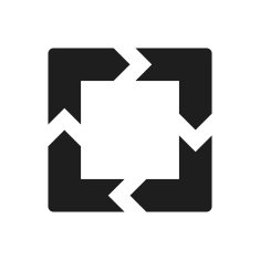 Chevron Chart icon on a white background N61