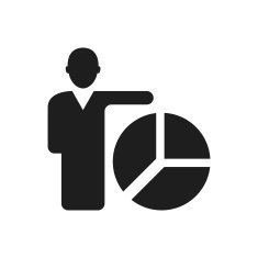Businessman icon on a white background N137