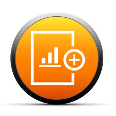 Document icon on a round button N142