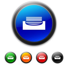 Inbox icon on round buttons