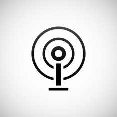 Antenna icon on a white background N2