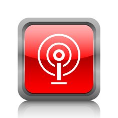 Antenna icon on a square button N2