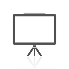 Presentation icon on a white background N23