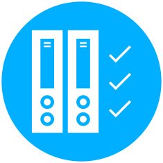 Computer Server icon on a round button N33