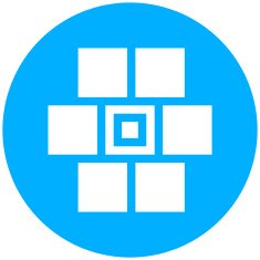 Wall icon on a round button N66