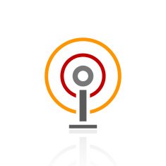 Antenna icon on a white background N4