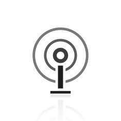 Antenna icon on a white background N5
