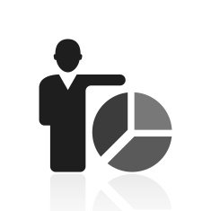 Businessman icon on a white background N140