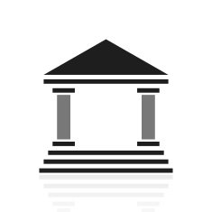 Bank icon on a white background N71