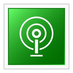Antenna icon on a square button N3