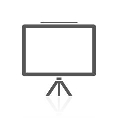 Presentation icon on a white background N26