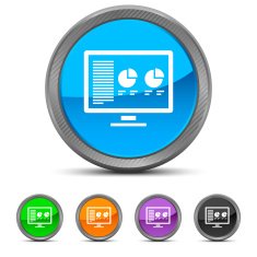 Computer icon on circle buttons N10