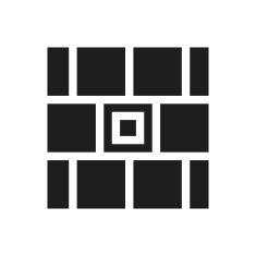Wall icon on a white background N54