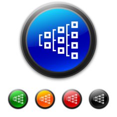Flowchart icon on round buttons N34