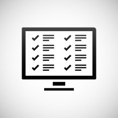 Computer icon on a white background N31