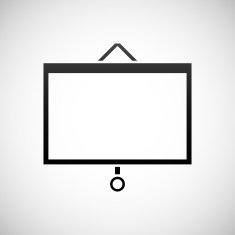 Presentation icon on a white background N29