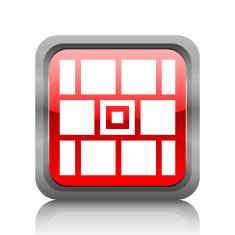 Wall icon on a square button N32