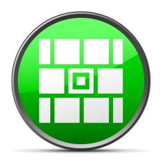 Wall icon on a round button N75