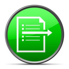 Document icon on a round button N151