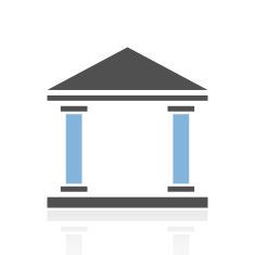 Bank icon on a white background N76