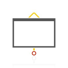 Presentation icon on a white background N38