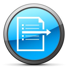 Document icon on a round button N157