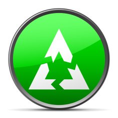 Chevron Chart icon on a round button N112