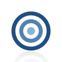 Target icon on a white background N68