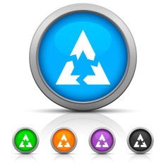 Chevron Chart icon on round buttons N23