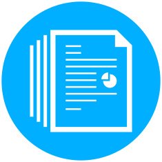 Document icon on a round button N175