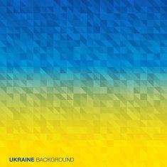 Abstract Background using Ukraine flag colors