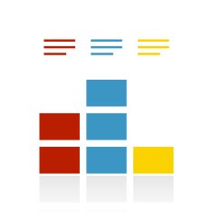 Color Bar Graph icon