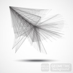 Network technology communication background geometric