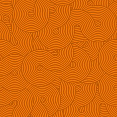Circles and swirls vintage seamless pattern