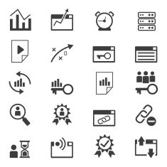SEO and Development Icons N3