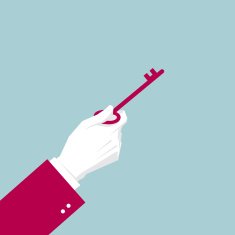 Hand Holding a Key N2