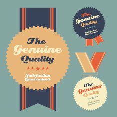 Genuine Quality Emblem set
