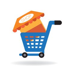 shop icon vector concept