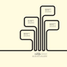 Ribbon in the form of frames