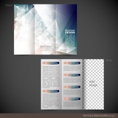 Tri Folder Brochure - Leaflet mock up
