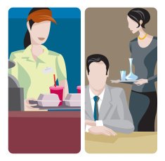 Service Worker Illustrations Series