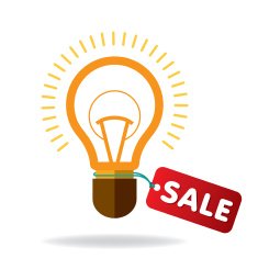 sale idea vector concept
