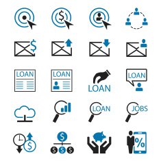 Business Icons Vector illustration