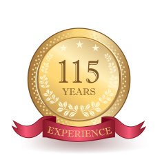 Hundred Fifteen Years Experience Banner