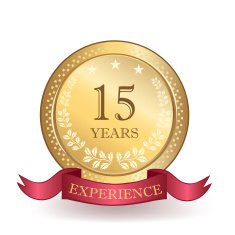 Fifteen Years Experience Banner