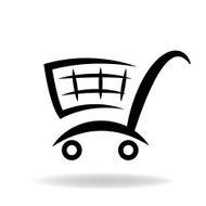 shopping cart vector