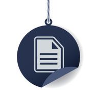 paper document badges vector