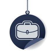 business bag badges vector